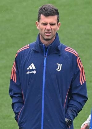 December 10, 2024, Turin, Italy: Juventus coach Thiago Motta during training on the eve of the Uefa Champions League match against Manchester City at Continassa in Turin, Italy, 11 December 2024 ANSA ALESSANDRO DI MARCO Uefa Champions League, Juventus training  - ZUMAa110 20241210_zaf_a110_005 Copyright: xAlessandroxDixMarcox xZ63x