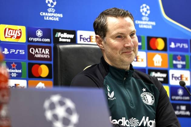 Football, CL, Feyenoord Rotterdam, Press conference