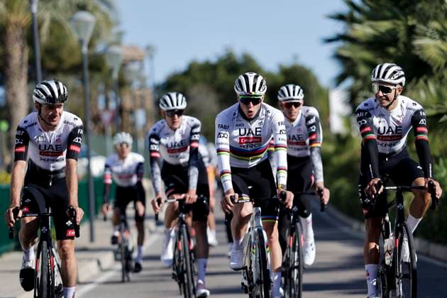 Cycling, UAE Emirates Team, Training in Spain