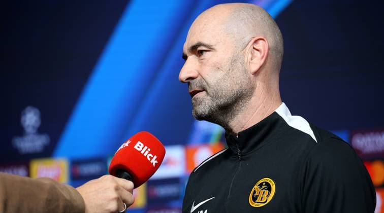 BAU 10 12 2024 Stuttgart Football Young Boys Bern PK, Coach Joël Magnin