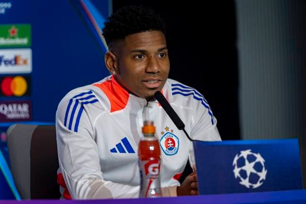 Football, CL, SK Slovan Bratislava press conference