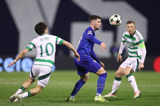 GNK Dinamo v Celtic FC - UEFA Champions League 2024 25 League Phase MD6 ZAGREB, CROATIA - DECEMBER 10: Martin Baturina of Dinamo Zagreb in action during UEFA Champions League League Phase MD6 match between Dinamo Zagreb and Celtic at Stadion Maksimir on December 10, 2024 in Zagreb, Croatia.  GoranxStanzl PIXSELL