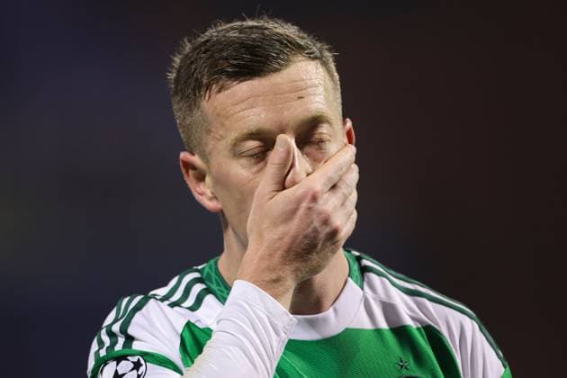 Callum McGregor of Celtic shows a look of dejection Dinamo Zagreb v Celtic, UEFA Champions League, Group Stage, Football, Maksimir Stadium, Zagreb, Croatia, UK - 10 Dec 2024 EDITORIAL USE ONLY No use with unauthorised audio, video, data, fixture lists, club league logos or live services. Online in-match use limited to 120 images, no video emulation. No use in betting, games or single club league player publications.  Copyright: xNikolaxKrstic Shutterstockx 14984446ci