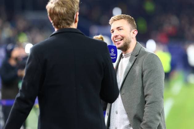 TV Expert Christoph Kramer FC Shakhtar vs FC Bayern Muenchen, Football, UEFA Champions League, Matchday 6, 10 12 2024 Photo kolbert press Ant Palmer Arena AufSchalke NRW Germany Copyright: xkolbert-press AntxPalmerx
