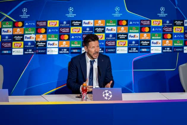 Football, CL, Atletico Madrid, Press conference