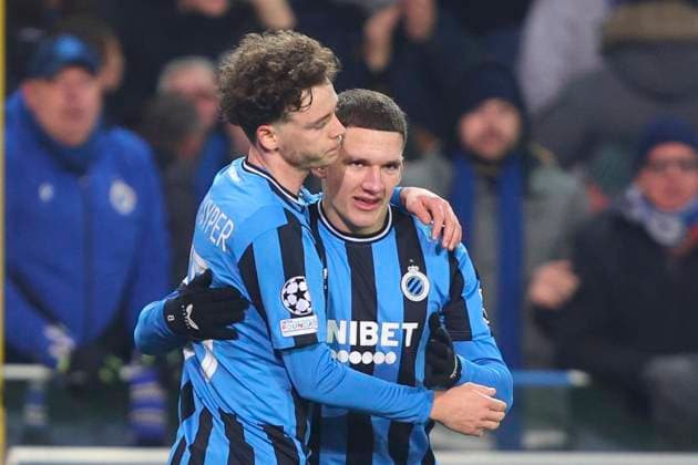 Club Brugge v Sporting CP - UEFA Champions League BRUGGE, BELGIUM - DECEMBER 10 : Tzolis Christos forward of Club Brugge during the UEFA Champions League 2024 25 League Phase MD6 match between Club Brugge and Sporting CP on December 10, 2024 in Brugge, Belgium, 10 12 2024 Brugge Belgium  Copyright: xTomasxSiskx