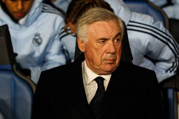 CALCIO - UEFA Champions League - Atalanta BC vs Real Madrid The head coach Carlo Ancelotti(Real Madrid CF) , 6Â° Matchday UEFA Champions League , Atalanta BC vs Real Madrid CF,2024-25 game at Gewiss Stadium in Bergamo (BG), Italy, 10.12.2024.Photo by Marius Bunduc LiveMedia Bergamo Italy  Copyright: xIPAxSport ABACAx