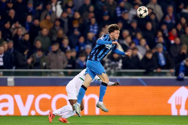 Club Brugge v Sporting CP - UEFA Champions League BRUGGE, BELGIUM - DECEMBER 10 : De Cuyper Maxim midfielder of Club Brugge during the UEFA Champions League 2024 25 League Phase MD6 match between Club Brugge and Sporting CP on December 10, 2024 in Brugge, Belgium, 10 12 2024 Brugge Belgium  Copyright: xTomasxSiskx