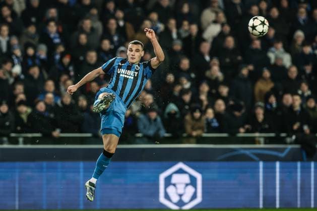 Sport Bilder des Tages Club s Ferran Jutgla pictured in action during a soccer game between Belgian Club Brugge KV and Portuguese club Sporting CP, Tuesday 10 December 2024 in Brugge, on the sixth day of the UEFA Champions League league phase. BRUNOxFAHY  x107899935x