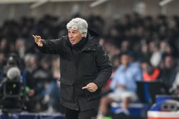 Coach Gian Piero Gasperini Atalanta BC gestures during the UEFA Champions League 2024 25 League Phase MD6 match between Atalanta BC and Real Madrid C F at Gewiss Stadium on December 10, 2024 in Bergamo, Italy Defodi 541 BERREA20241210 080 Defodi-541