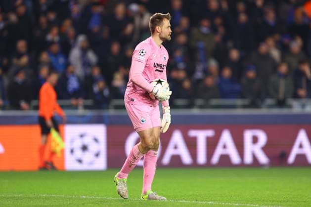Club Brugge v Sporting CP - UEFA Champions League BRUGGE, BELGIUM - DECEMBER 10 : Mignolet Simon goalkeeper of Club Brugge during the UEFA Champions League 2024 25 League Phase MD6 match between Club Brugge and Sporting CP on December 10, 2024 in Brugge, Belgium, 10 12 2024 Brugge Belgium  Copyright: xTomasxSiskx