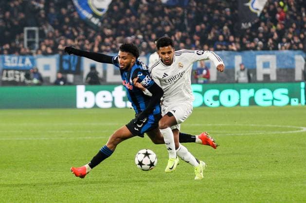 Ederson Jose(Atalanta BC) Rodrygo(Real Madrid CF) , 6Â° Matchday UEFA Champions League , Atalanta BC vs Real Madrid CF,2024-25 game at Gewiss Stadium in Bergamo (BG), Italy, 10.12.2024.Photo by Marius Bunduc LiveMedia  Copyright: xMariusxFlorinxBunduc IPAxSportx xipa-agency.netx xx IPA_52290848 IPA_Agency_IPA52290848