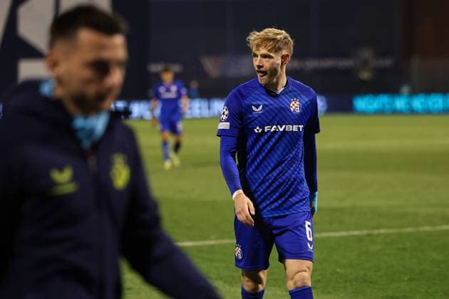 Zagreb, 10.12.2024. - Maksimir Stadium, UEFA CHAMPIONS LEAGUE - 2024 25, League phase, Matchday 6, GNK Dinamo - Celtic. Maxime Bernauer (6) 