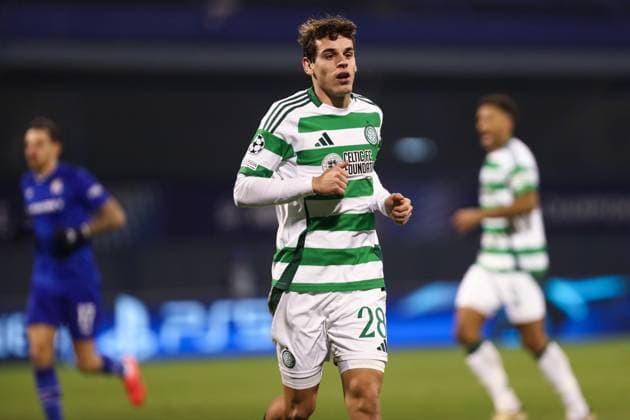 Zagreb, 10.12.2024. - Maksimir Stadium, UEFA CHAMPIONS LEAGUE - 2024 25, League phase, Matchday 6, GNK Dinamo - Celtic. Paulo Bernardo (28) 