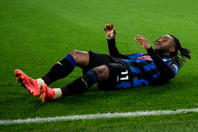 Atalanta BC v Real Madrid CF - UEFA Champions League Ademola Lookman of Atalanta BC looks dejected during the UEFA Champions League 2024 25 league phase football match between Atalanta BC and Real Madrid CF. Bergamo Italy Copyright: xNicolòxCampox