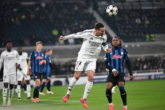 Atalanta BC v Real Madrid C.F. - UEFA Champions League 2024 25 League Phase MD6 Lucas Vazquez of Real Madrid CF participates in the UEFA Champions League Group Stage match, phase MD6, between Atalanta BC and Real Madrid CF in Bergamo, Italy, on December 10, 2024, at Gewiss Stadium. Bergamo Italy  Copyright: xTizianoxBallabiox originalFilename:ballabio-atalanta241210_npMdd.jpg