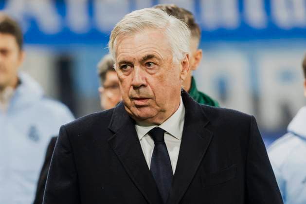 Atalanta BC v Real Madrid C.F. - UEFA Champions League 2024 25 League Phase MD6 Carlo Ancelotti participates in the UEFA Champions League 2024 25 match between Atalanta BC and Real Madrid in Bergamo, Italy, on December 10, 2024, at Gewiss Stadium. Bergamo Italy  Copyright: xMairoxCinquettix originalFilename:cinquetti-atalanta241210_npooG.jpg