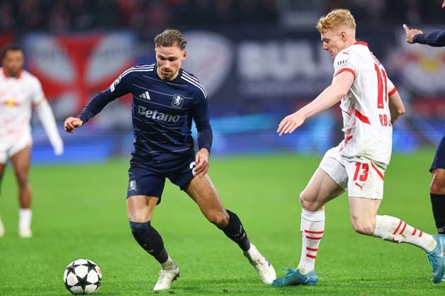 2024.12.10 Lipsk pilka nozna UEFA Liga Mistrzow sezon 2024 2025 RB Lipsk - Aston Villa FC N z Matty Cash Foto Pawel Andrachiewicz PressFocus 2024.12.10 Leipzig Football - UEFA Champions League season 2024 2025 RB Leipzig - Aston Villa FC Matty Cash Credit: Pawel Andrachiewicz PressFocus NEWSPIX.PL --- newspix.pl POLAND OUT! 