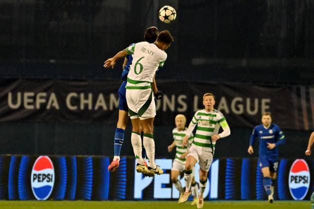 Zagreb, Croatia, December 10th 2024: Auston Trusty of Celtic in action during the UEFA Champions League, League phase, match between Dinamo Zagreb and Celtic at Stadium Maksimir, Zagreb, Croatia. (Igor Kupljenik SPP) Copyright: xIgorxKupljenikx xSPPx spp-en-IgKuSp-IK2_6493