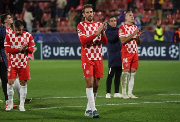 Girona FC v Liverpool FC - UEFA Champions League 2024 25 League Phase MD6 Cristhian Stuani stands at the end of the match between Girona FC and Liverpool FC, corresponding to week 6 of the League Stage of the UEFA Champions League, at the Montilivi Stadium in Girona, Spain, on December 10, 2024. Barcelona Spain  Copyright: xUrbanandsportx originalFilename:urbanandsport-gironafc241210_nph4X.jpg
