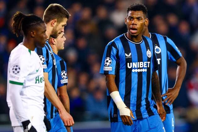 Club Brugge v Sporting CP - UEFA Champions League BRUGGE, BELGIUM - DECEMBER 10 : Onyedika Raphael midfielder of Club Brugge during the UEFA Champions League 2024 25 League Phase MD6 match between Club Brugge and Sporting CP on December 10, 2024 in Brugge, Belgium, 10 12 2024  Copyright: xTomasxSiskx