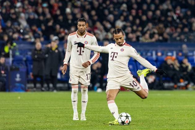 UEFA Champions League FC Shakhtar Donetsk FC Bayern Munich 10 12 2024 Leroy Sane FC Bayern Munich, 10 UEFA Champions League FC Shakhtar Donetsk FC Bayern Munich Arena AufSchalke, Gelsenkirchen 10 12 2024 Copyright: xBEAUTIFULxSPORTS Buriakovx