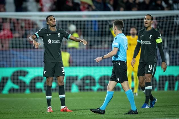 December 10, 2024, Girona, Spain: Ryan Gravenberch (Liverpool FC) gestures during a UEFA Champions League match between Girona FC and Liverpool FC at Estadi Municipal de Montilivi. Final Score: Girona FC 0 - Liverpool FC 1. Girona Spain - ZUMAs197 20241210_aaa_s197_185 Copyright: xFelipexMondinox
