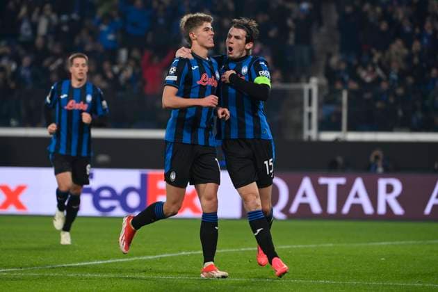 10th December 2024; Gewiss Stadium, Bergamo, Italy, UEFA Champions League Football, Atalanta versus Real Madrid; Ademola Lookman of Atalanta BC celebrates his goal for 2-3 in the 65th minute  ActionPlus12725395 BestxImages