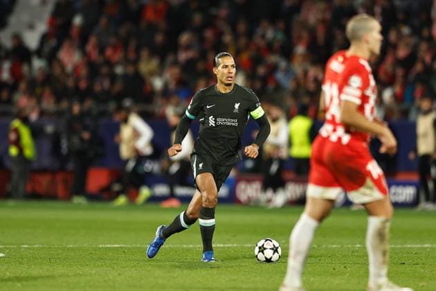 Virgil van Dijk (Liverpool), DECEMBER 10, 2024 - Football Soccer : UEFA Champions League League phase match day 6 between Girona FC 0-1 Liverpool FC at the Estadi Municipal de Montilivi in Girona, Spain. Noxthirdxpartyxsales  (275846485)