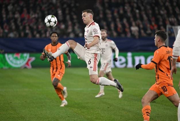 Joshua Kimmich Bayern Muenchen 10 12 2024, Football UEFA Champions League 2024 25, Matchday 6 in Gelsenkirchen, Shakhtar Donetsk FC Bayern Munich 1 5 Gelsenkirchen Veltins Arena North Rhine-Westphalia Germany Team2