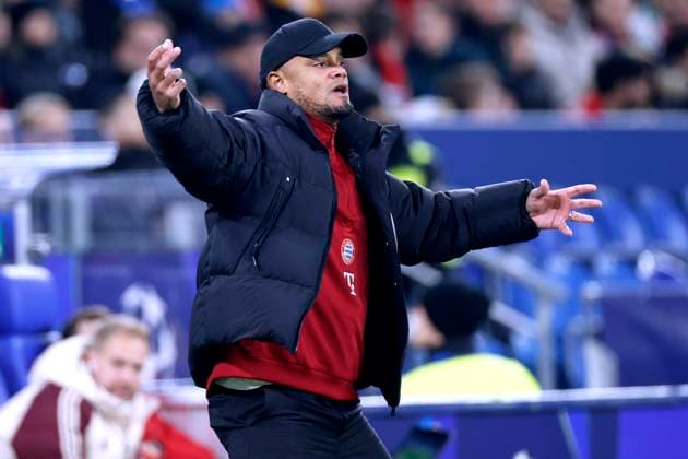 KOMPANY Vincent Trainer Team FC Bayern Muenchen UEFA Champions League Season 2024 2025 Match FC Donetsk FC Bayern Muenchen 1 5 on 10 12 2024 in Gelsenkirchen DFL REGULATIONS PROHIBIT ANY USE OF PHOTOGRAPHS as IMAGE SEQUENCES and or QUASI VIDEO Copyright: xLacixPerenyix