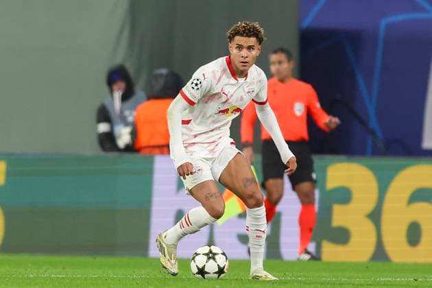 Antonio Nusa RB Leipzig controls the ball, UEFA Champions League 2024 25 League Phase MD6, RB Leipzig v Aston Villa FC, Red Bull Arena on December 10, 2024 in Leipzig, Germany Photo by Marco Steinbrenner DeFodi Images Antonio Nusa RB Leipzig controls the ball, UEFA Champions League 2024 25 League Phase MD6, RB Leipzig v Aston Villa FC, Red Bull Arena Leipzig , December 10, 2024 in Leipzig, Germany Photo by Marco Steinbrenner DeFodi Images Defodi 700 leipzig aston 20241210 100 Defodi-700