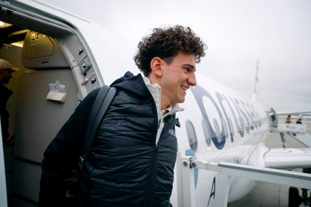 Slavia Praha v RSC Anderlecht - UEFA Europa League Media Activities 11 12 2024 PRAGUE, CZECH REPUBLIC - DECEMBER 11 : Leoni Theo midfielder of RSC Anderlecht pictured during arrival at the airport of Prague prior the UEFA Europa League 2024 25 League Phase MD6 match between Slavia Praha and RSC Anderlecht on December 11, 2024 in Prague, Czech Republic, 11 12 2024 Prague Czech Republic  Copyright: xJanxDexMeuleneirx