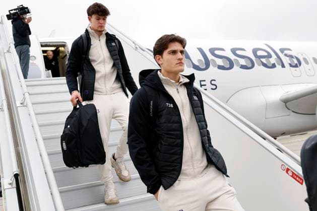 Slavia Praha v RSC Anderlecht - UEFA Europa League Media Activities 11 12 2024 PRAGUE, CZECH REPUBLIC - DECEMBER 11 : Lapage Amando defender of RSC Anderlecht pictured during arrival at the airport of Prague prior the UEFA Europa League 2024 25 League Phase MD6 match between Slavia Praha and RSC Anderlecht on December 11, 2024 in Prague, Czech Republic, 11 12 2024 Prague Czech Republic  Copyright: xJanxDexMeuleneirx