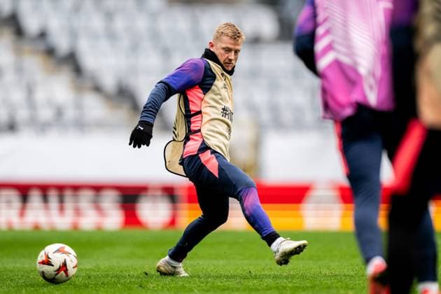 241211 Anders Christiansen of Malmö FF during a UEFA Europa League training session on December 11, 2024 in Malmö Photo Petter Arvidson BILDBYRAN kod PA PA0938 fotboll football soccer fotball uefa europa league träning practice training malmö ff bbeng  Copyright: PETTERxARVIDSON BB241211PA066