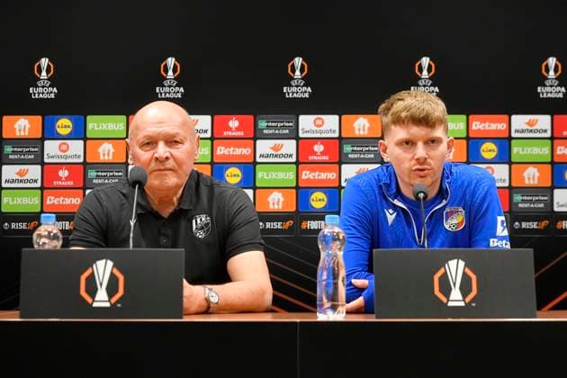 Football, EL, FC Viktoria Pilsen press conference