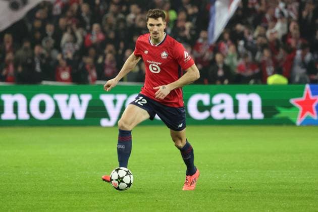 FOOTBALL : LOSC Lille vs Sturm Graz - Ligue des Champions - 11 12 2024 Thomas MEUNIER (LOSC Lille) lors du match LOSC Lille vs Sturm Graz, Ligue des Champions, Decathlon Arena stade Pierre Mauroy Villeneuve d Ascq, le 11 dÃ cembre 2024 - photo Laurent Sanson PsnewZ  Copyright: xLaurentxSANSONx