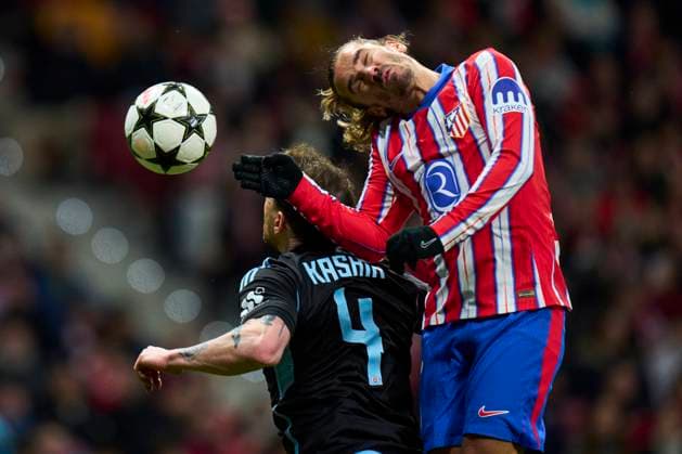 ESP: Atletico de Madrid v Slovan Bratislava. UEFA Champions League match. Date 6 Antoine Griezmann of Atletico de Madrid during the UEFA Champions League match, date 6, between Atletico de Madrid and Slovan Bratislava played at Riyadh Air Metropolitano Stadium on December 11, 2024 in Madrid Spain. kpng Copyright: xCesarxCebollax xPRESSINPHOTOx PS_241211_ATM_SLO_011