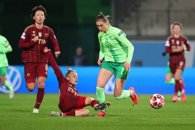 Football, CL, Women, VfL Wolfsburg - AS Roma