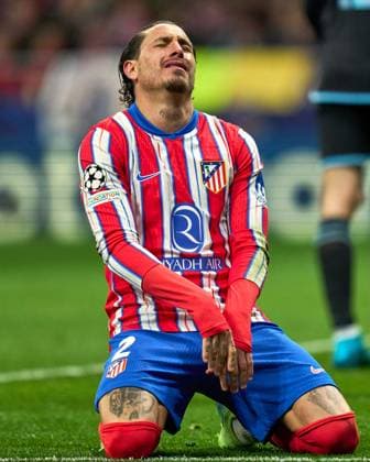 Jose Gimenez of Atletico de Madrid reacts Atletico de Madrid v Slovan Bratislava. UEFA Champions League match. Date 6. Football, Riyadh Air Metropolitano Stadium, Madrid, Spain - 11 Dic 2024 Editorial use only  Copyright: xPRESSINPHOTO Shutterstockx 14994194z