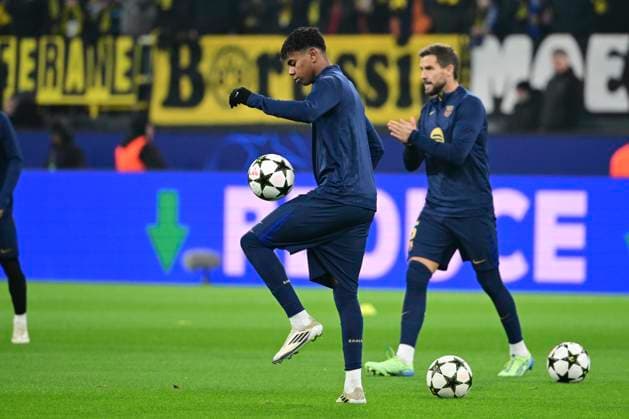 Lamine Yamal 19 FC Barcelona , Borussia Dortmund vs FC Barcelona , Football, Champions League, Matchday 5, 11 12 2024 Dortmund Nordrhein Westfalen Germany Copyright: xkolbert-press MarcxNiemeyerx