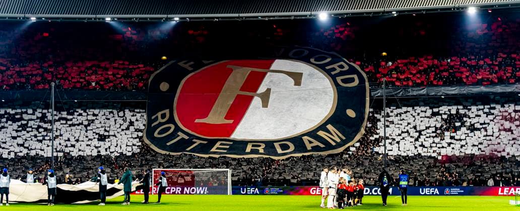 Atmosphere in the stadium during the match Feyenoord Sparta Praha at the Stadium De Kuip for the Champions League League phase Matchday 6 season 2024 2025 in ROTTERDAM, Netherlands on 11 december 2024, photo by Marcel van Dorst EYE4images DeFodi Images Defodi 746 203639 Defodi-746