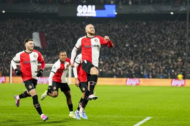 UEFA Champions League: Feyenoord v AC Sparta Praha Rotterdam - Gernot Trauner of Feyenoord during the sixth round of new format of the Champions League 2024 2025. The match is set between Feyenoord and AC Sparta Praha at Stadion Feijenoord De Kuip on 11 December 2024 in Rotterdam, The Netherlands. Copyright: xYannickxVerhoevenx