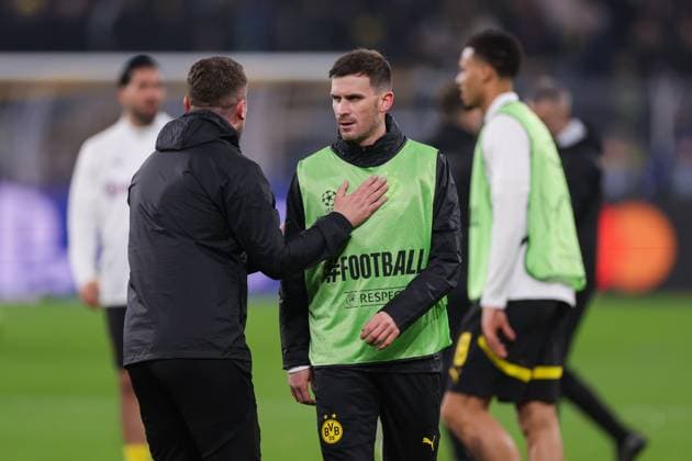 11 12 2024, UEFA Champions League, Matchday 6, Borussia Dortmund FC Barcelona, Pascal Groß Borussia Dortmund , Dortmund Signal Iduna Park NRW Germany xRHR PHOTO DEx Copyright: DennisxEwert RHR-FOTOx RHR-FOTO DE