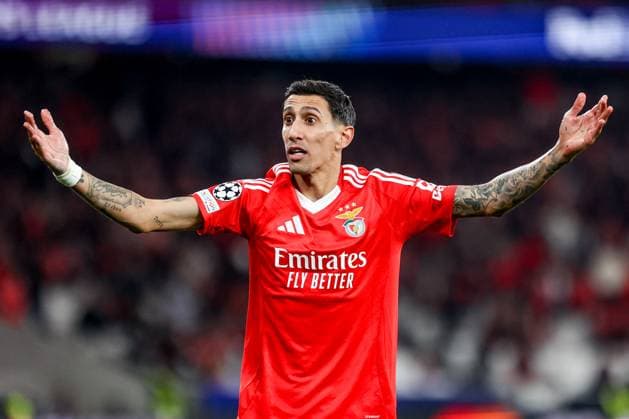 Angel Di Maria forward of SL Benfica during the UEFA Champions League 2024 25 League Phase MD4 match between SL Benfica and Bologna FC at the Estadio da Luz in Lisbon on December 11, 2024. UEFA Champions League - SL Benfica vs Bologna FC (Valter Gouveia SPP) Copyright: xValterxGouveia SPPx spp-en-VaGo-VG_L4046
