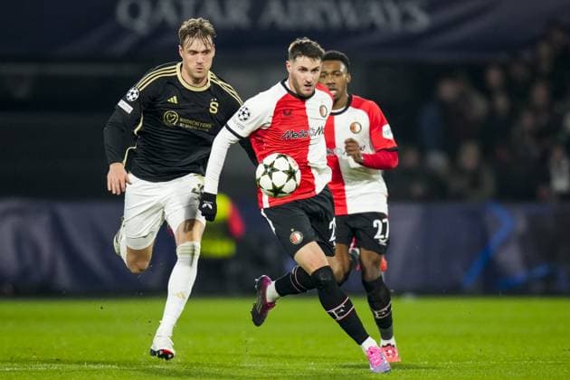 UEFA Champions League: Feyenoord v AC Sparta Praha Rotterdam - Santiago Gimenez of Feyenoord during the sixth round of new format of the Champions League 2024 2025. The match is set between Feyenoord and AC Sparta Praha at Stadion Feijenoord De Kuip on 11 December 2024 in Rotterdam, The Netherlands. Copyright: xYannickxVerhoevenx