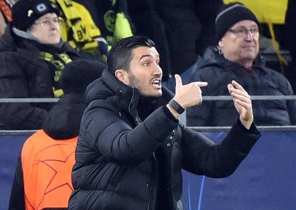 11 12 2024, xhbx, Football UEFA Champions League, Borussia Dortmund FC Barcelona emspor, v l Coach Nuri Sahin Borussia Dortmund DFL DFB REGULATIONS PROHIBIT ANY USE OF PHOTOGRAPHS as IMAGE SEQUENCES and or QUASI VIDEO Dortmund