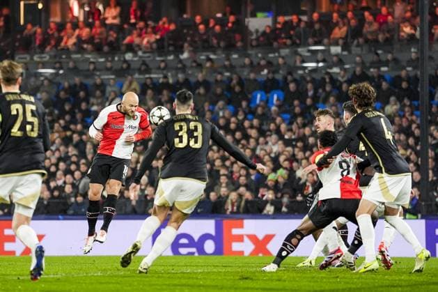 UEFA Champions League: Feyenoord v AC Sparta Praha Rotterdam - Gernot Trauner of Feyenoord during the sixth round of new format of the Champions League 2024 2025. The match is set between Feyenoord and AC Sparta Praha at Stadion Feijenoord De Kuip on 11 December 2024 in Rotterdam, The Netherlands. Copyright: xTomxBodex
