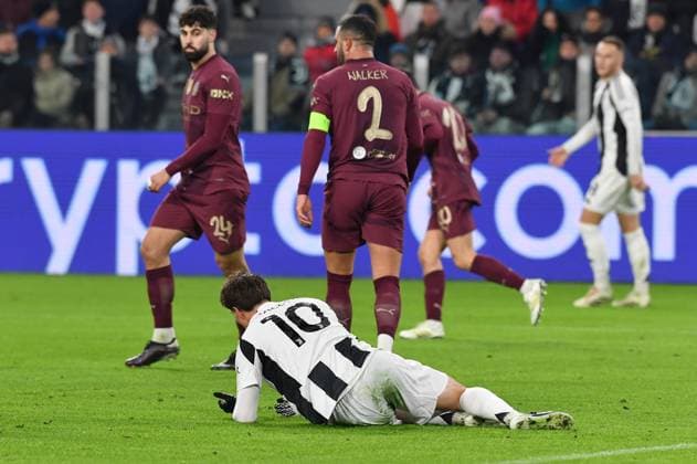 Foto IPP Massimo Rana Torino 11-12-2024 Calcio Champions League 2024 2025 Juventus-Manchester City nella foto kenan yildiz Italy Photo Press - World Copyright italy ITALY  Copyright: xR4924_italyphotopressx