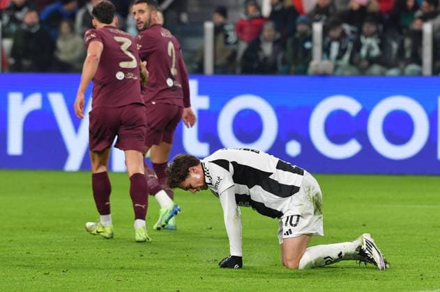 Foto IPP Massimo Rana Torino 11-12-2024 Calcio Champions League 2024 2025 Juventus-Manchester City nella foto kenan yildiz Italy Photo Press - World Copyright italy ITALY  Copyright: xR4924_italyphotopressx